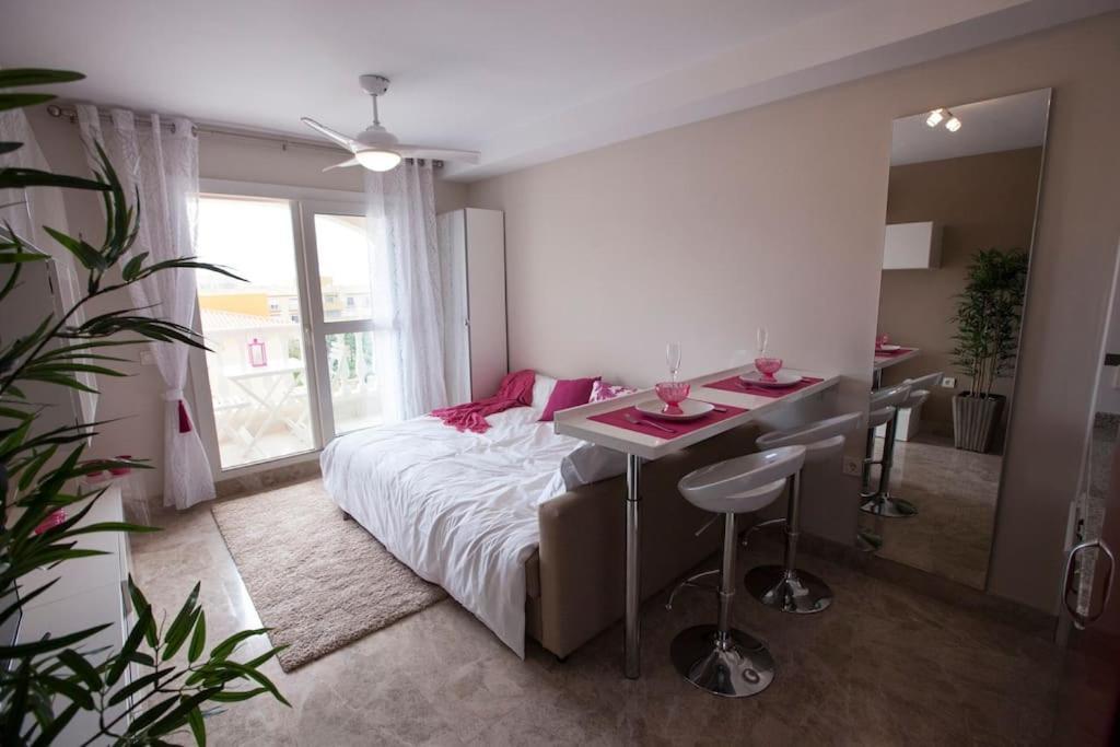 אלמרימר Beau Studio Meuble Avec Vue Mer מראה חיצוני תמונה